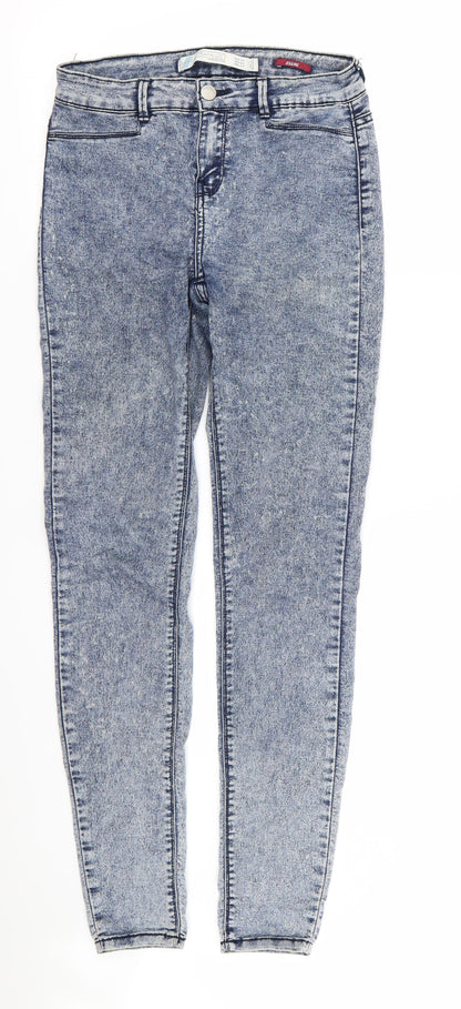 Womens UK Size 6 Zara  Jegging Blue Leggings