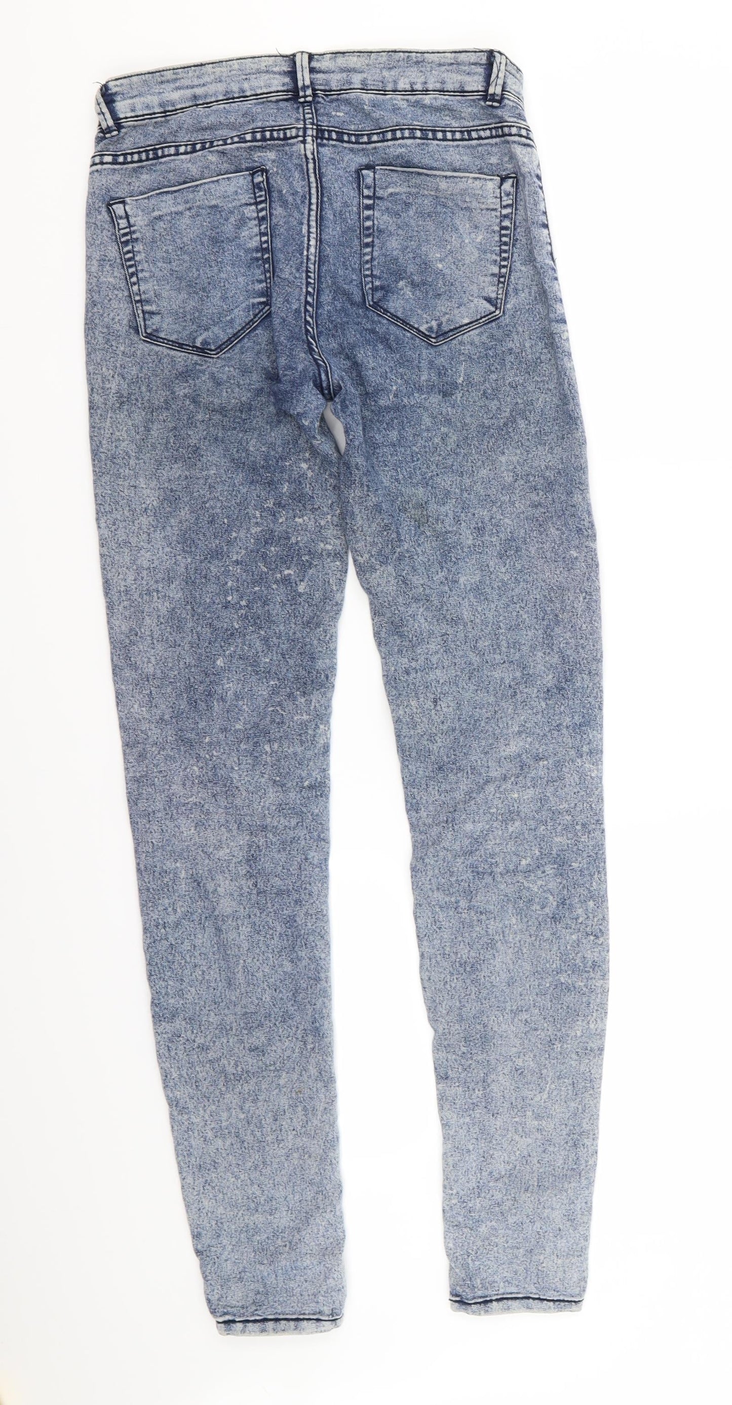 Womens UK Size 6 Zara  Jegging Blue Leggings