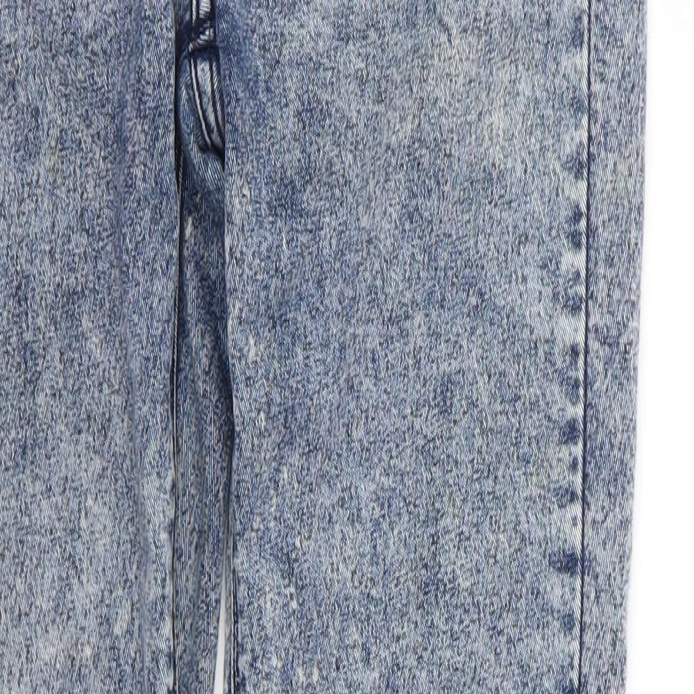 Womens UK Size 6 Zara  Jegging Blue Leggings