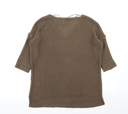 Papaya Womens Brown   Pullover Jumper Size 8