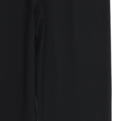M&S Womens Black   Trousers  Size 12 L29 in
