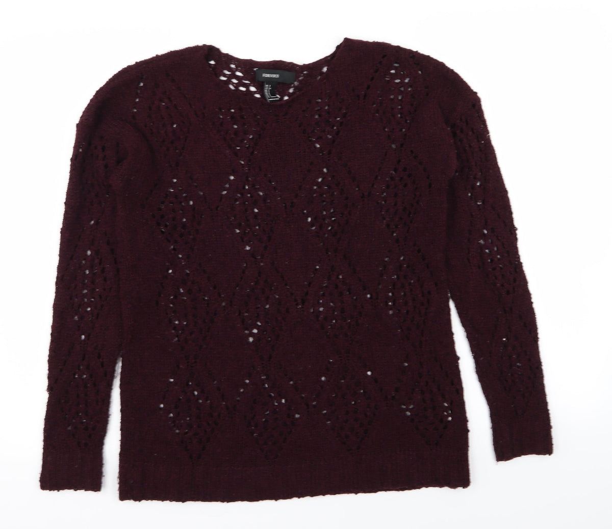 Forever 21 Womens Pink   Pullover Jumper Size S