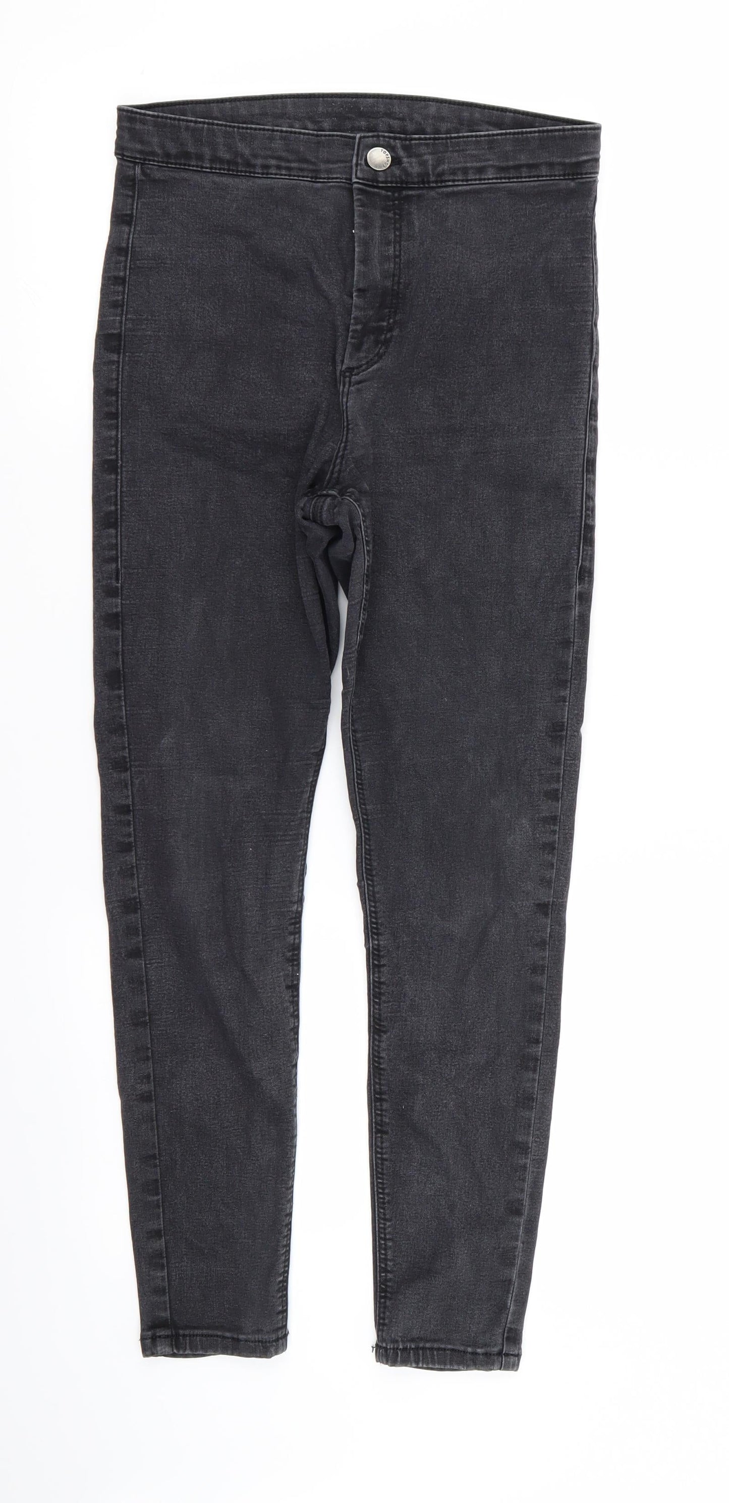 Topshop Womens Black   Skinny Jeans Size 28 L30 in