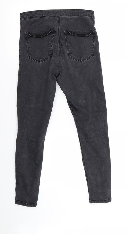 Topshop Womens Black   Skinny Jeans Size 28 L30 in