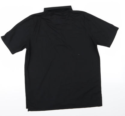 CALIBRE Mens Black    Polo Size S