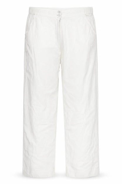 Womens UK Size L oasis Regular Fit  White Trousers