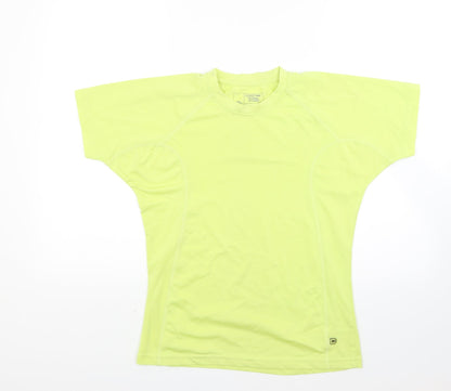 Crane Womens Yellow   Basic Casual Size S