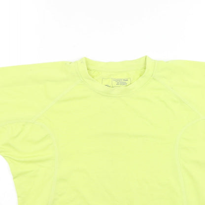 Crane Womens Yellow   Basic Casual Size S