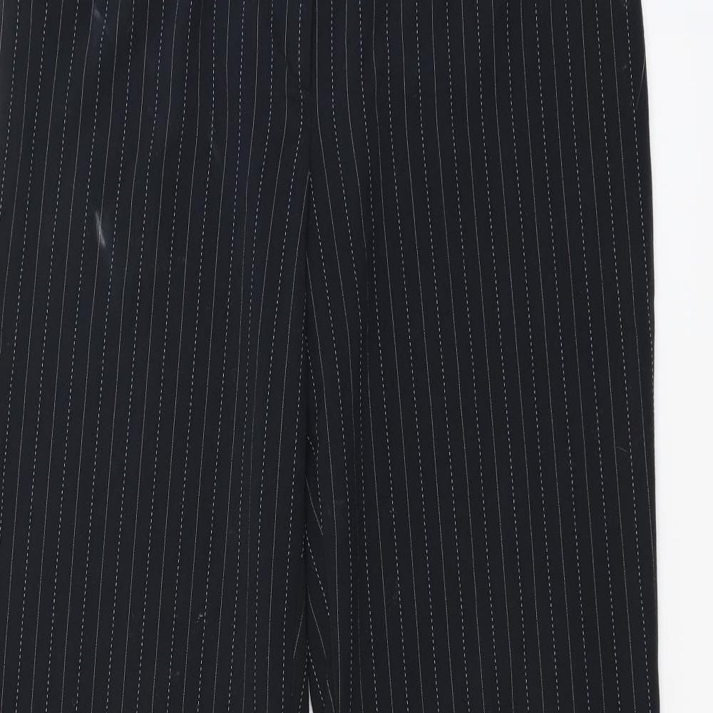 George Womens Grey Striped  Trousers  Size 14 L30 in