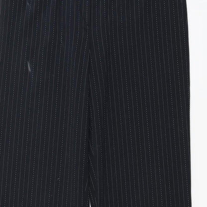 George Womens Grey Striped  Trousers  Size 14 L30 in