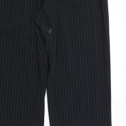 George Womens Grey Striped  Trousers  Size 14 L30 in