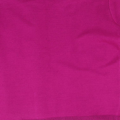 Impressions Womens Pink Striped Knit Pullover Jumper Size M