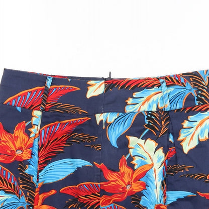 Ad lib Womens Multicoloured Floral  Mini Skirt Size 8