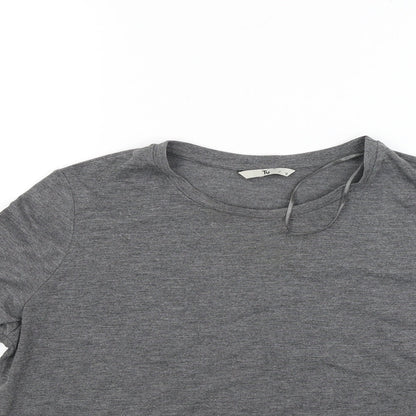 TU Womens Grey   Basic Blouse Size 12