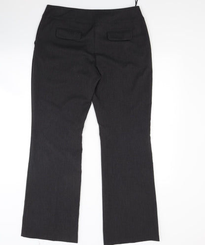 Womens UK Size 12 Dorothy Perkins Regular Fit  Grey Trousers