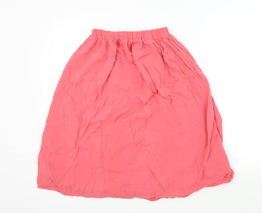 New Look Womens Pink   Flare Skirt Size 8