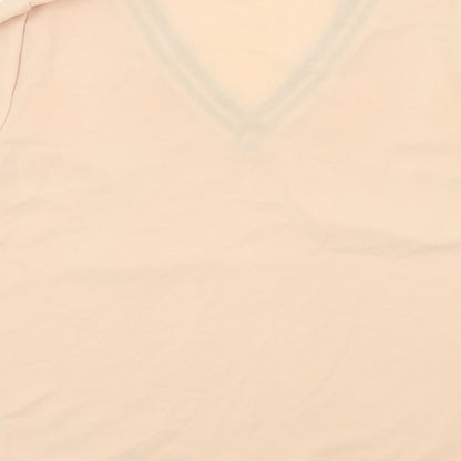 Womens UK Size 14 NEXT Beige Basic Blouse