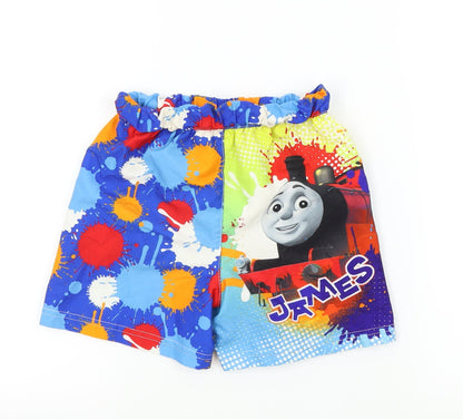 THOMAS THE TANK Boys Multicoloured Geometric  Bermuda Shorts Size 3 Years - THOMAS THE TANK