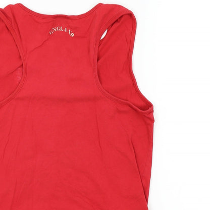 Mens UK Size 18 England Red  T-Shirt