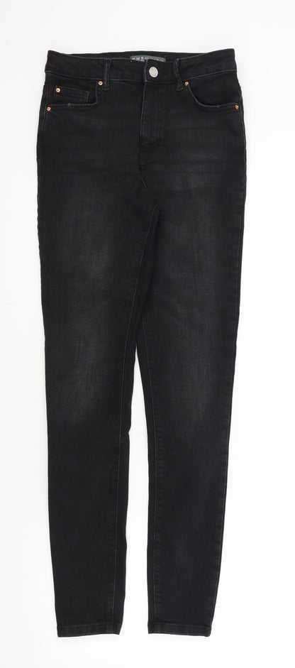 Denim & Co. Womens Black   Skinny Jeans Size 10 L29 in