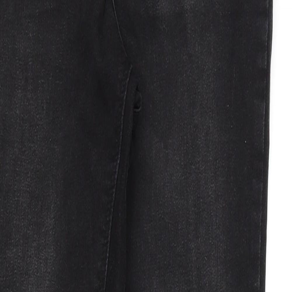 Denim & Co. Womens Black   Skinny Jeans Size 10 L29 in