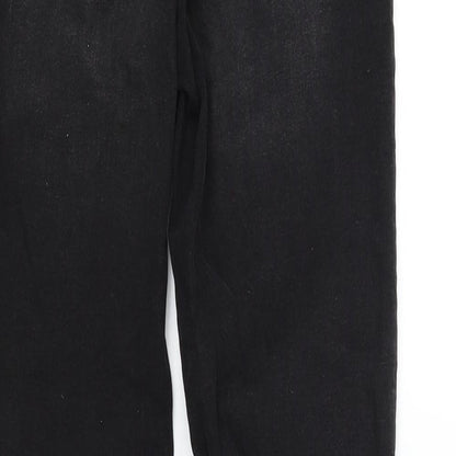 Denim & Co. Womens Black   Skinny Jeans Size 10 L29 in