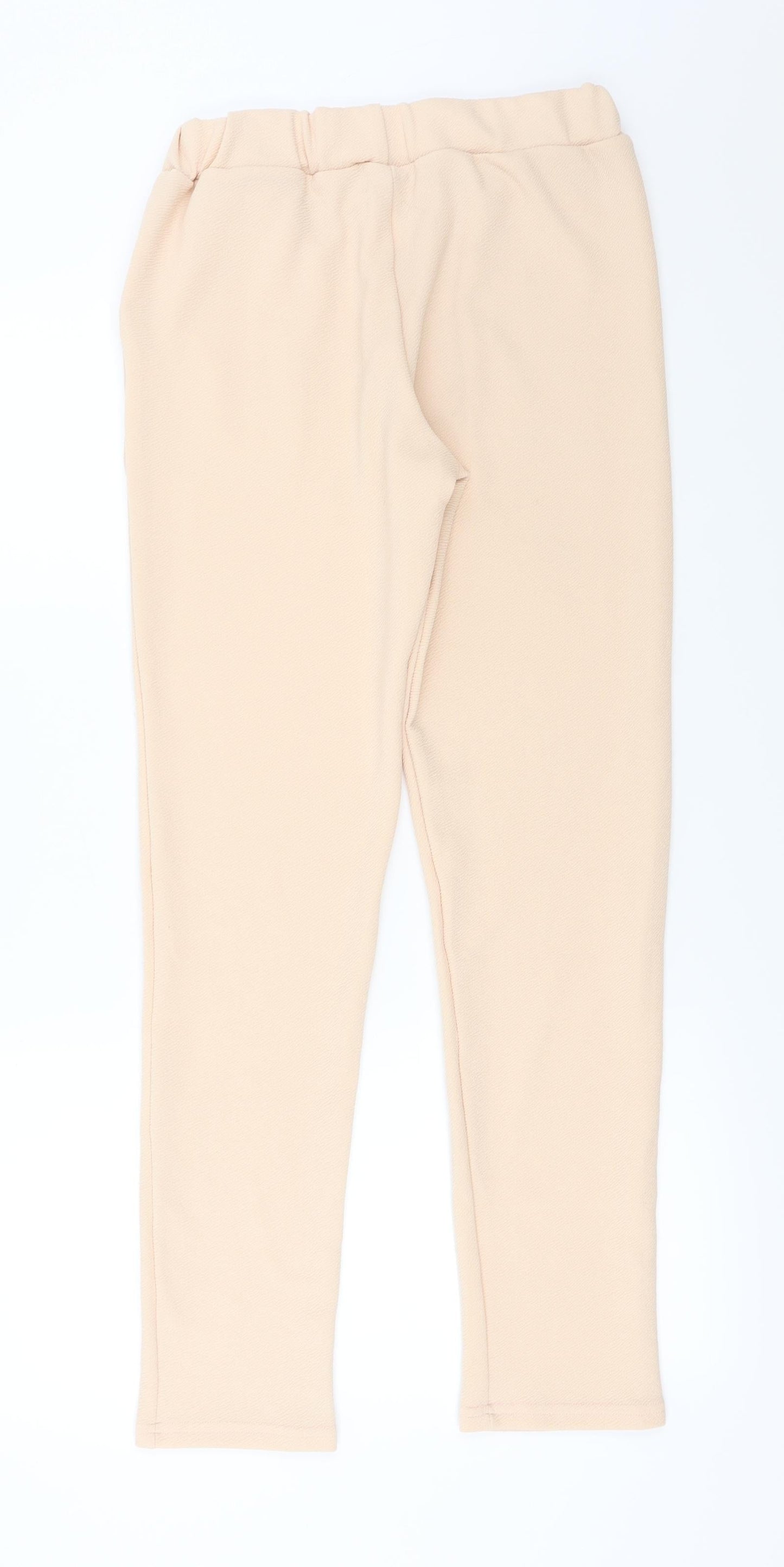Womens UK Size 14 Preworn Relaxed Fit  Pink Trousers