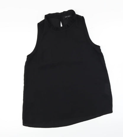 Womens UK Size 8 New Look Black Basic T-Shirt