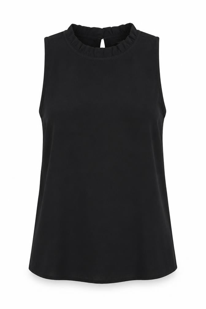 Womens UK Size 8 New Look Black Basic T-Shirt
