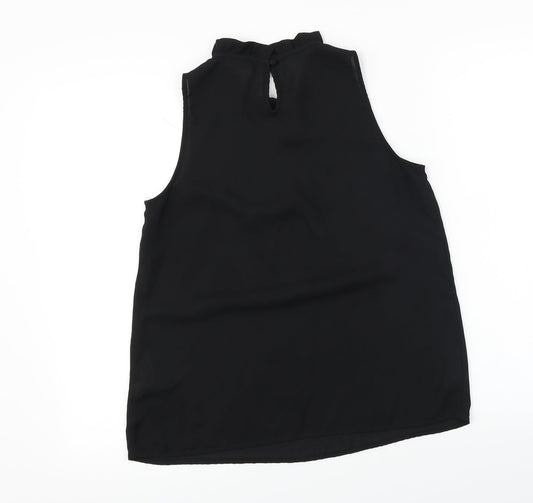 Womens UK Size 8 New Look Black Basic T-Shirt