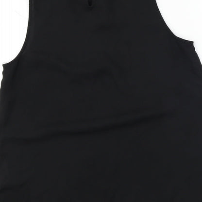 Womens UK Size 8 New Look Black Basic T-Shirt
