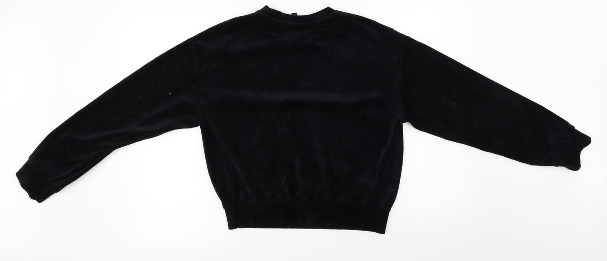 H&M  Womens Black   Pullover Jumper Size S