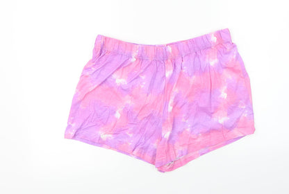 Studio Womens Purple   Chino Shorts Size 16