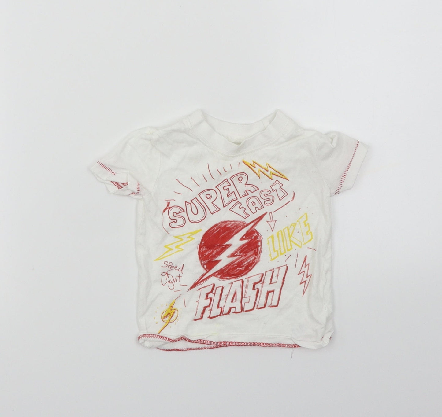 George Baby White   Basic T-Shirt Size 12-18 Months