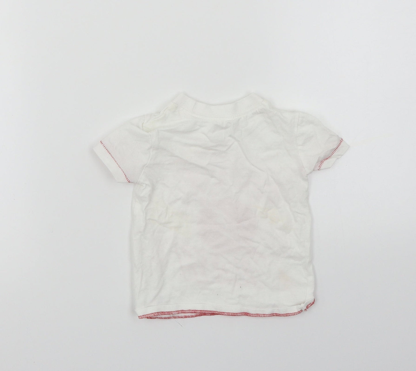 George Baby White   Basic T-Shirt Size 12-18 Months