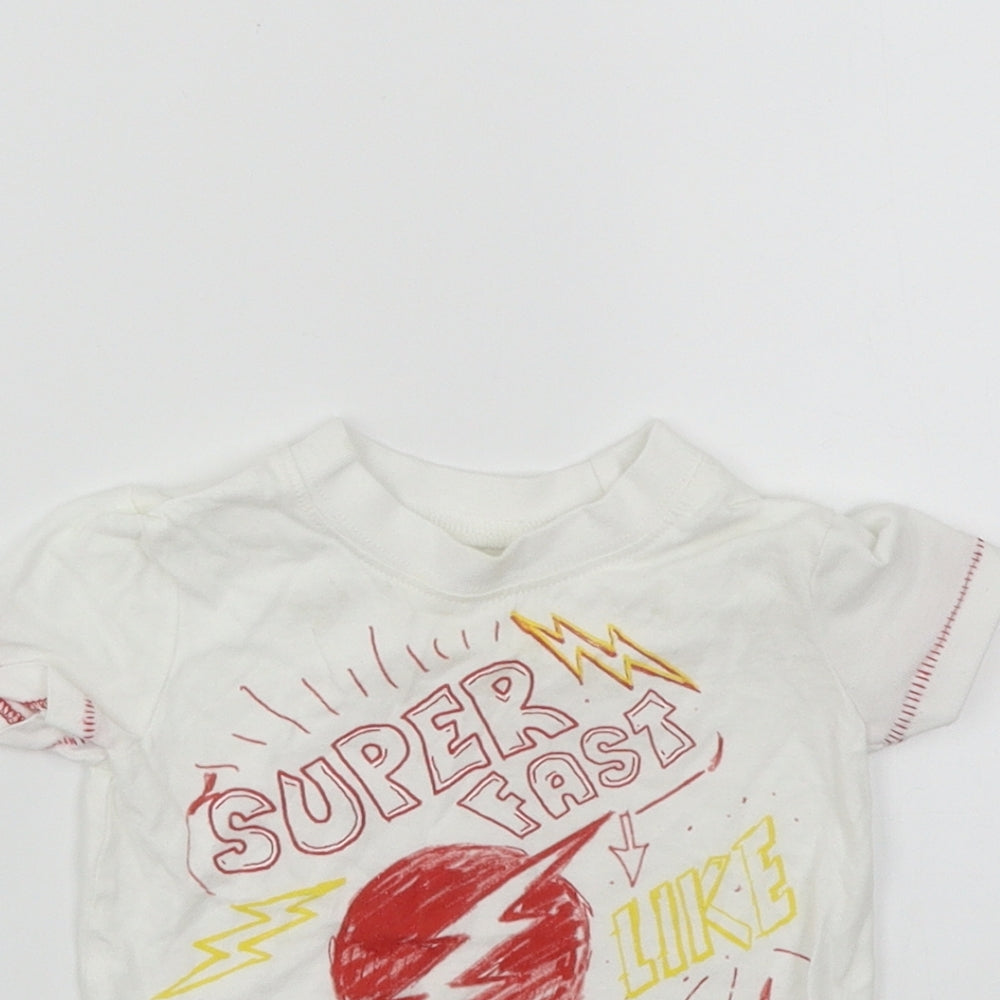 George Baby White   Basic T-Shirt Size 12-18 Months