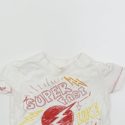 George Baby White   Basic T-Shirt Size 12-18 Months