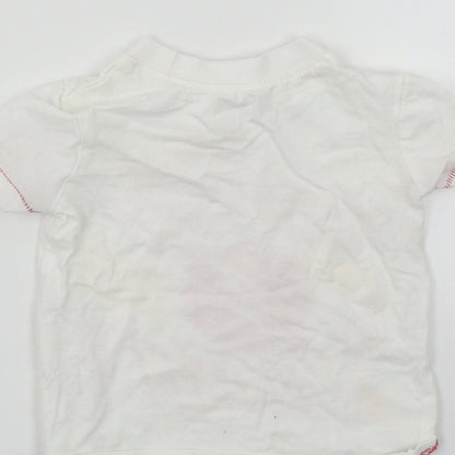 George Baby White   Basic T-Shirt Size 12-18 Months