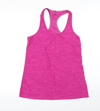 Womens UK Size M Preworn Pink Basic T-Shirt