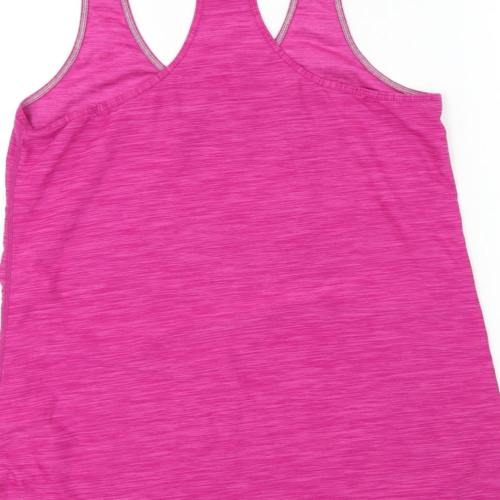 Womens UK Size M Preworn Pink Basic T-Shirt