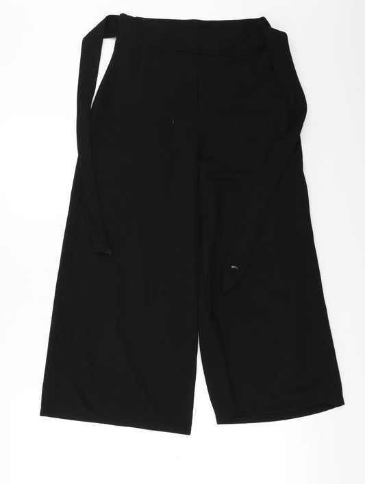 Boohoo Womens Black   Trousers  Size 10 L21 in