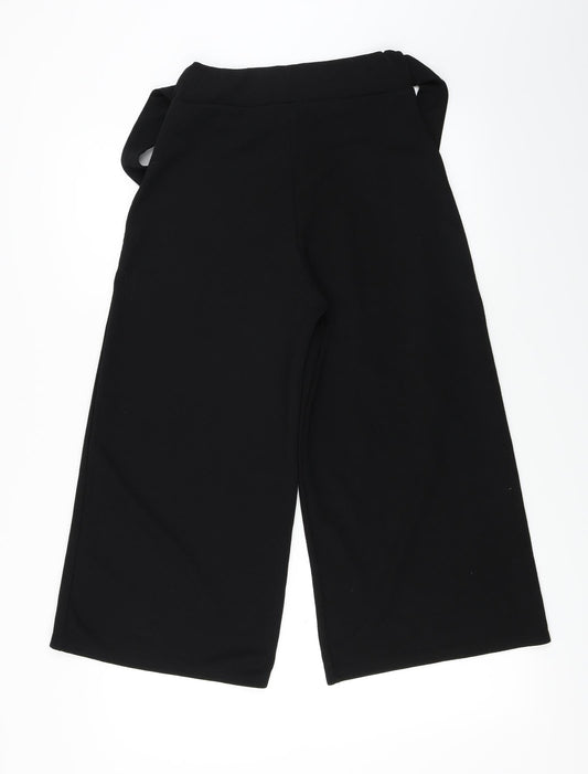Boohoo Womens Black   Trousers  Size 10 L21 in