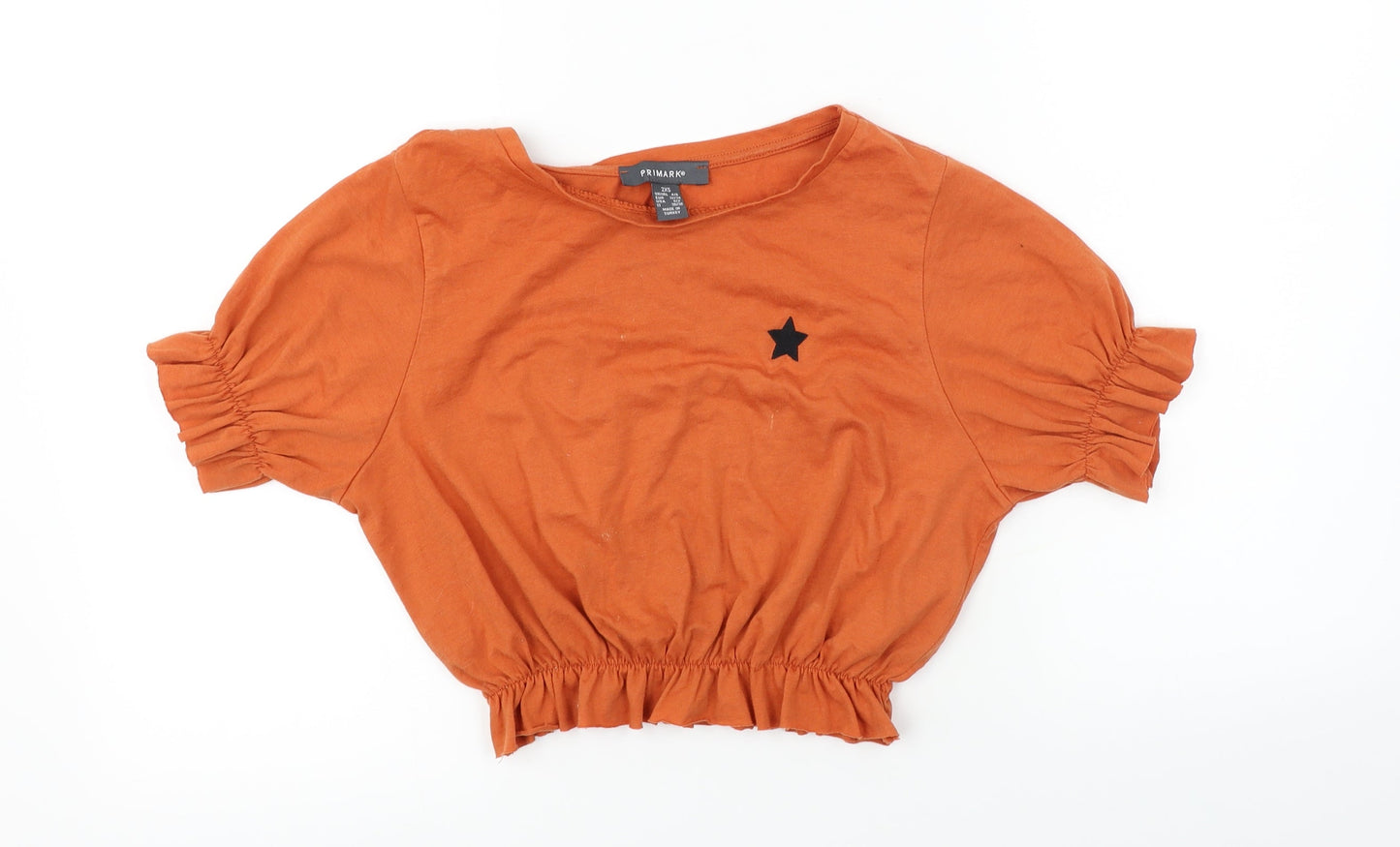 Primark Womens Brown   Basic T-Shirt Size XS