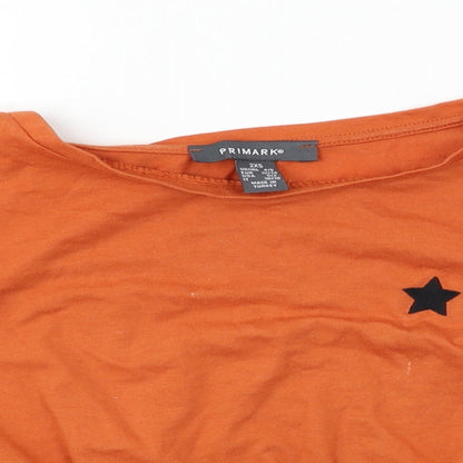 Primark Womens Brown   Basic T-Shirt Size XS