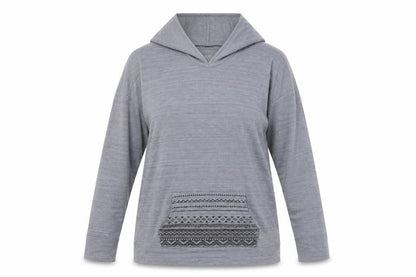 Justice  Womens Grey   Pullover Hoodie Size 14