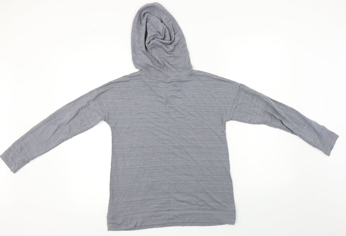 Justice  Womens Grey   Pullover Hoodie Size 14