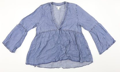 H&M  Womens Blue   A-Line  Size 10