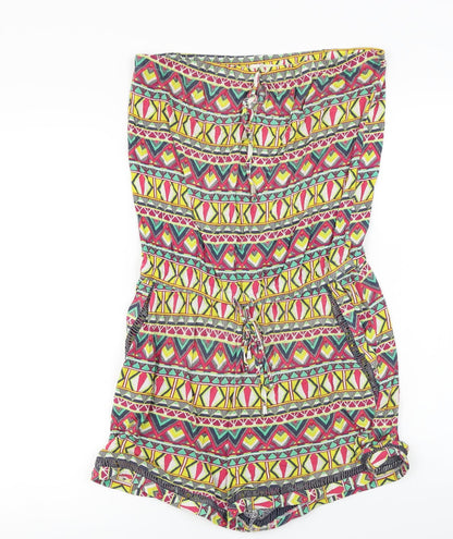 NEXT  Womens Red Herringbone  Jumpsuit One-Piece Size 10