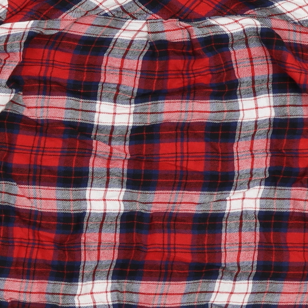H&M Boys Red Check  Basic Button-Up Size 7-8 Years