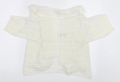 New Look Womens Ivory   Cardigan Jumper Size L
